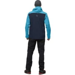Norrona Falketind Gore-Tex Jas Heren - Hawaiian Surf/Indigo Night -Norrona norrona falketind gore tex jacket men hawaiian surf indigo night 4 1025283