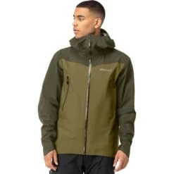 Norrona Falketind Gore-Tex Jas Heren - Olive Night/Olive Drab