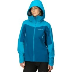 Norrona Falketind Gore-Tex Jas Dames - Aquarius/Mykonos Blue