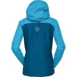 Norrona Falketind Gore-Tex Jas Dames - Aquarius/Mykonos Blue -Norrona norrona falketind gore tex jacket women aquarius mykonos blue 3 1517615
