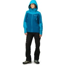 Norrona Falketind Gore-Tex Jas Dames - Aquarius/Mykonos Blue -Norrona norrona falketind gore tex jacket women aquarius mykonos blue 4 1517616