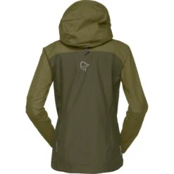 Norrona Falketind Gore-Tex Jas Dames - Olive Drab/Olive Night -Norrona norrona falketind gore tex jacket women olive drab olive night 2 1253675