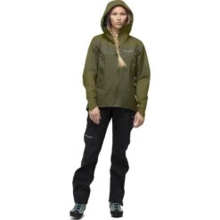 Norrona Falketind Gore-Tex Jas Dames - Olive Drab/Olive Night -Norrona norrona falketind gore tex jacket women olive drab olive night 3 1253676