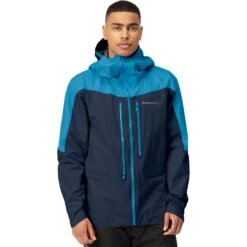 Norrona Falketind Gore-Tex Paclite Jas Heren - Hawaiian Surf/Indigo Night