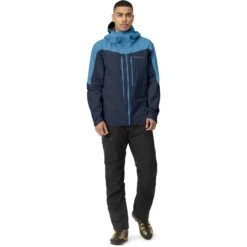 Norrona Falketind Gore-Tex Paclite Jas Heren - Hawaiian Surf/Indigo Night -Norrona norrona falketind gore tex paclite jacket men hawaiian surf indigo night 2 1461655