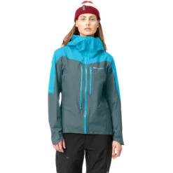 Norrona Falketind Gore-Tex Paclite Jas Dames - Aquarius/North Atlantic