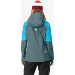 Norrona Falketind Gore-Tex Paclite Jas Dames - Aquarius/North Atlantic -Norrona norrona falketind gore tex paclite jacket women aquarius north atlantic 4 1126225