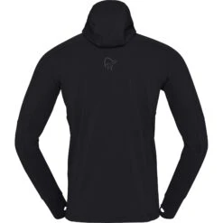 Norrona Falketind Power Grid Hood Jas Heren - Caviar -Norrona norrona falketind power grid hood men caviar 2 1341850