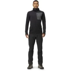 Norrona Falketind Power Grid Hood Jas Heren - Caviar -Norrona norrona falketind power grid hood men caviar model 1 1399541