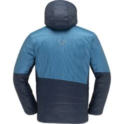Norrona Falketind Thermo60 Hood Jas Heren - Hawaiian Surf/Indigo Night -Norrona norrona falketind thermo60 hood men hawaiian surf indigo night 2 1126345