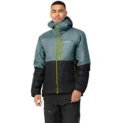 Norrona Falketind Thermo60 Hood Jas Heren - North Atlantic/Caviar