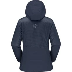 Norrona Falketind Thermo60 Hood Jas Dames - Indigo Night -Norrona norrona falketind thermo60 hood women indigo night 2 1126354