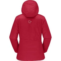 Norrona Falketind Thermo60 Hood Jas Dames - True Red -Norrona norrona falketind thermo60 hood women true red 2 1126379