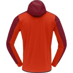 Norrona Falketind Warm2 Octa Hood Jas Heren - Arednalin/Rhubarb -Norrona norrona falketind warm2 octa hood jacket men arednalin rhubarb 3 1517672