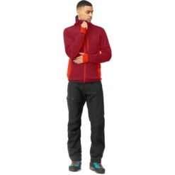 Norrona Falketind Warm2 Octa Hood Jas Heren - Arednalin/Rhubarb -Norrona norrona falketind warm2 octa hood jacket men arednalin rhubarb 4 1517673