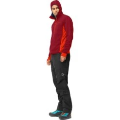 Norrona Falketind Warm2 Octa Hood Jas Heren - Arednalin/Rhubarb -Norrona norrona falketind warm2 octa hood jacket men arednalin rhubarb 5 1517674