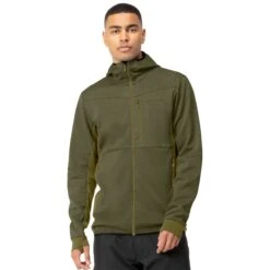 Norrona Falketind Warm2 Octa Hood Jas Heren - Olive Night/Olive Drab