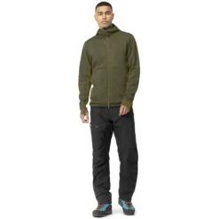 Norrona Falketind Warm2 Octa Hood Jas Heren - Olive Night/Olive Drab -Norrona norrona falketind warm2 octa hood men olive night olive drab 3 1254056