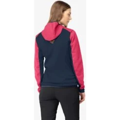 Norrona Falketind Warm2 Octa Hood Jas Dames - Honeysuckle/Indigo Night -Norrona norrona falketind warm2 octa hood women honeysuckle indigo night 5 1126723