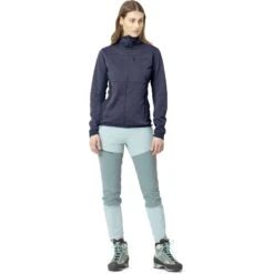 Norrona Falketind Warm2 Octa Hood Jas Dames - Indigo Night -Norrona norrona falketind warm2 octa hood women indigo night 2 1462102