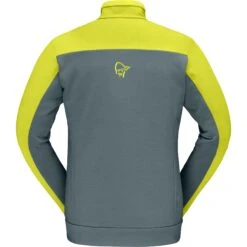 Norrona Falketind Warmwool2 Stretch Jas Heren - Sulphur Spring/North Atlantic -Norrona norrona falketind warmwool2 stretch jacket men sulphur spring north atlantic 2 1126413