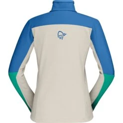 Norrona Falketind Warmwool2 Stretch Jas Dames - Arcadia/Campanula -Norrona norrona falketind warmwool2 stretch jacket women arcadia campanula 2 903266