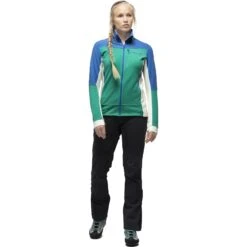 Norrona Falketind Warmwool2 Stretch Jas Dames - Arcadia/Campanula -Norrona norrona falketind warmwool2 stretch jacket women arcadia campanula 3 903267