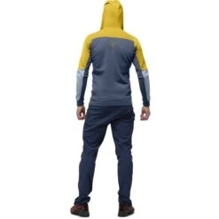 Norrona Falketind Warmwool2 Stretch Zip Hood Jas Heren - Sulphur/Blue Fog 9 Norrona Falketind Warmwool2 Stretch Zip Hood Jas Heren - Sulphur/Blue Fog -Norrona norrona falketind warmwool2 stretch zip hood jacket men sulphur blue fog model 2 1399560