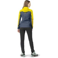 Norrona Falketind Warmwool2 Stretch Zip Hood Jas Dames - Blazing Yellow/Sulphur -Norrona norrona falketind warmwool2 stretch zip hood jacket women blazing yellow sulphur model 2 1399558