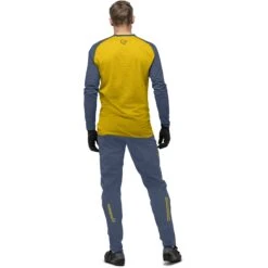 Norrona Fjørå Equaliser Lightweight Shirt Met Lange Mouwen Heren - Sulphur/Vintage Indigo -Norrona norrona fjora equaliser lightweight long sleeve shirt men sulphur vintage indigo model 2 1399604