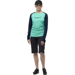 Norrona Fjørå Equaliser Lightweight Shirt Met Lange Mouwen Dames - Arcadia/Indigo Night -Norrona norrona fjora equaliser lightweight long sleeve shirt women arcadia indigo night 3 903456