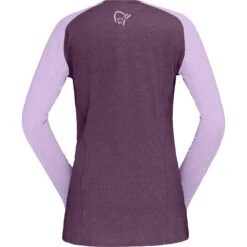 Norrona Fjørå Equaliser Lightweight Shirt Met Lange Mouwen Dames - Dark Purple/Violet Tulle -Norrona norrona fjora equaliser lightweight long sleeve shirt women dark purple violet tulle 2 1126760
