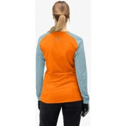 Norrona Fjørå Equaliser Lightweight Shirt Met Lange Mouwen Dames - Orange Popsicle/Tourmaline -Norrona norrona fjora equaliser lightweight long sleeve shirt women orange popsicle tourmaline 5 1126768