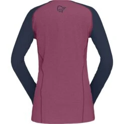 Norrona Fjørå Equaliser Lightweight Shirt Met Lange Mouwen Dames - Violet Quartz/Indigo Night -Norrona norrona fjora equaliser lightweight long sleeve shirt women violet quartz indigo night 2 1342089