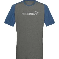 Norrona -Norrona norrona fjora equaliser lightweight t shirt men mykonos blue castor grey 1 1342129