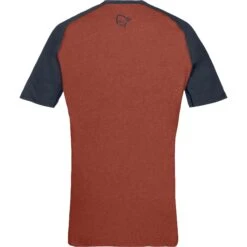 Norrona Fjørå Equaliser Lightweight T-Shirt Heren - Rooibos Tea/Indigo Night -Norrona norrona fjora equaliser lightweight t shirt men rooibos tea indigo night 2 1342139