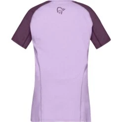 Norrona Fjørå Equaliser Lightweight T-Shirt Dames - Dark Purple/Violet Tulle -Norrona norrona fjora equaliser lightweight t shirt women dark purple violet tulle 2 1126781