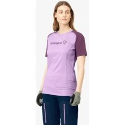 Norrona Fjørå Equaliser Lightweight T-Shirt Dames - Dark Purple/Violet Tulle -Norrona norrona fjora equaliser lightweight t shirt women dark purple violet tulle 4 1126783