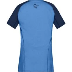 Norrona Fjørå Equaliser Lightweight T-Shirt Dames - Indigo Night/Campanula -Norrona norrona fjora equaliser lightweight t shirt women indigo night campanula 2 1126786