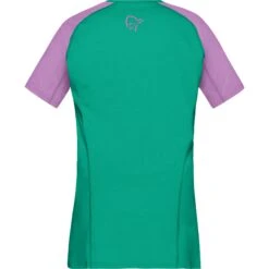 Norrona Fjørå Equaliser Lightweight T-Shirt Dames - Violet Tuille/Arcadia -Norrona norrona fjora equaliser lightweight t shirt women violet tulle arcadia 2 903516