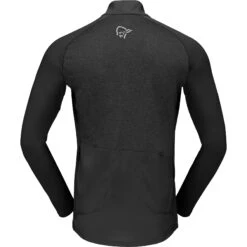 Norrona Fjørå Equaliser Zip Top Shirt Met Lange Mouwen Heren - Caviar -Norrona norrona fjora equaliser long sleeve zip top men caviar 2 1255383