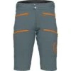 Norrona Fjørå Flex1 Heavy Duty Short Heren - North Atlantic/Orange Popsicle