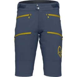 Norrona Fjørå Flex1 Heavy Duty Short Heren - Vintage Indigo