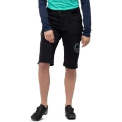 Norrona Fjørå Flex1 Heavy Duty Short Dames - Caviar/Castor Grey