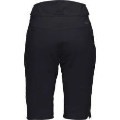 Norrona Fjørå Flex1 Heavy Duty Short Dames - Caviar/Castor Grey -Norrona norrona fjora flex1 heavy duty shorts women caviar castor grey 2 903593