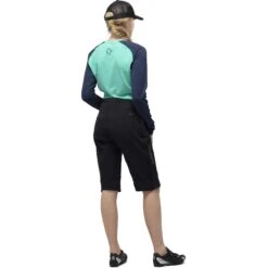 Norrona Fjørå Flex1 Heavy Duty Short Dames - Caviar/Castor Grey -Norrona norrona fjora flex1 heavy duty shorts women caviar castor grey 4 903595