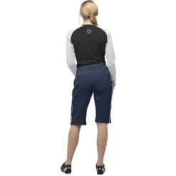 Norrona Fjørå Flex1 Heavy Duty Short Dames - Indigo Night -Norrona norrona fjora flex1 heavy duty shorts women indigo night model 2 1399690