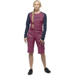 Norrona Fjørå Flex1 Heavy Duty Short Dames - Violet Quartz -Norrona norrona fjora flex1 heavy duty shorts women violet quartz 2 1463259