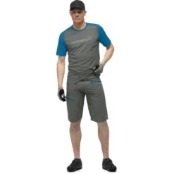 Norrona Fjørå Flex1 Mid Weight Short Heren - Castor Grey -Norrona norrona fjora flex1 mid weight shorts men castor grey model 1 1399726