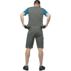 Norrona Fjørå Flex1 Mid Weight Short Heren - Castor Grey -Norrona norrona fjora flex1 mid weight shorts men castor grey model 2 1399727